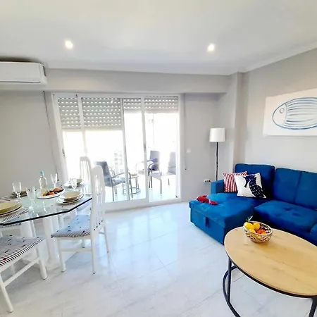 Apartment De Pescado Azul Gandia Playa Con Piscina Ascensor Y Vistas Al Mar *