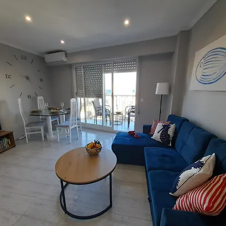 Apartment De Pescado Azul Gandia Playa Con Piscina Ascensor Y Vistas Al Mar Playa de Gandia