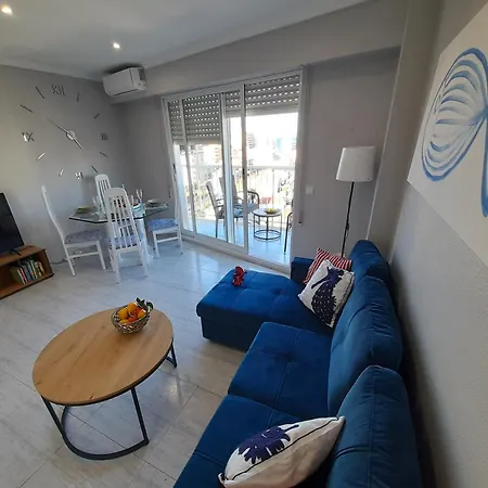 De Pescado Azul Gandia Playa Con Piscina Ascensor Y Vistas Al Mar Apartment