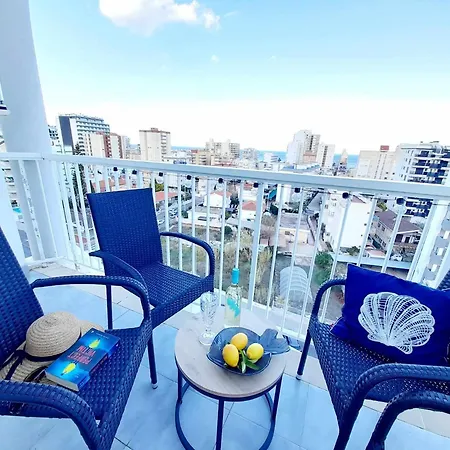 Apartment De Pescado Azul Gandia Playa Con Piscina Ascensor Y Vistas Al Mar