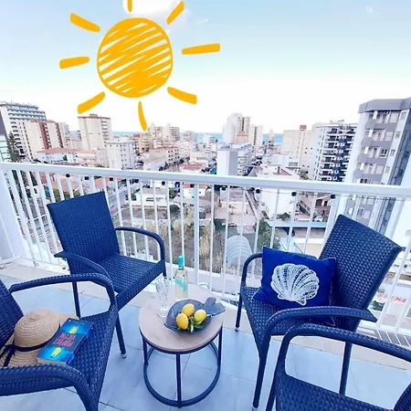 De Pescado Azul Gandia Playa Con Piscina Ascensor Y Vistas Al Mar Apartment