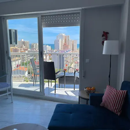 De Pescado Azul Gandia Playa Con Piscina Ascensor Y Vistas Al Mar דירה Playa de Gandia